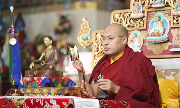 His Holiness the Karmapa: the Seven-Branch Prayer epitomizes all the practices of gathering the accumulations as well as purifying misdeeds and obscurations.